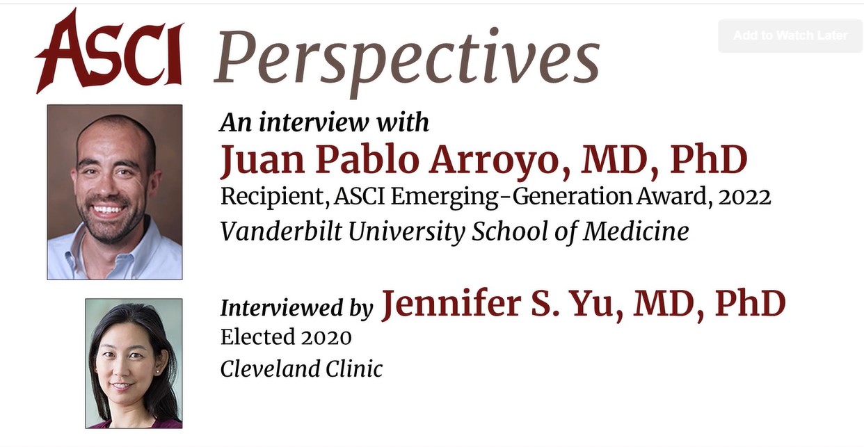 ASCI Perspectives video promo with Dr. Arroyo