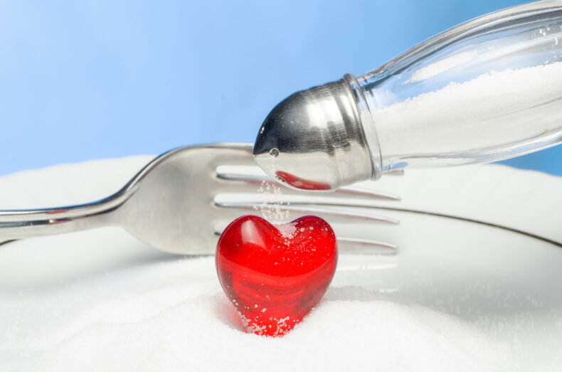 salt-heart disease illustration image