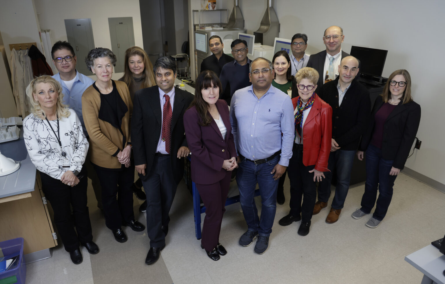 A group of 15 doctors who are part of the Vanderbilt-coordinated Virus Characterization Center.