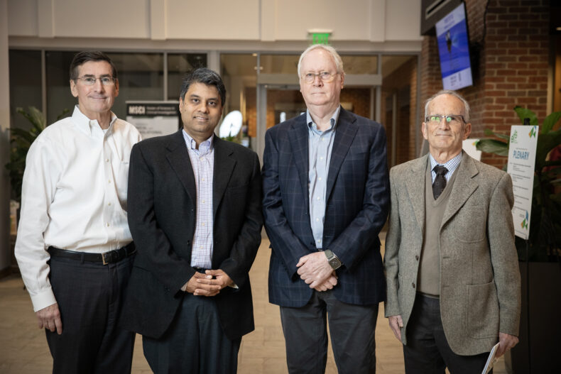 Drs. Stokes Peebles, Ravi Shah, John Gore, and Jeffrey Davidson are the awardees.