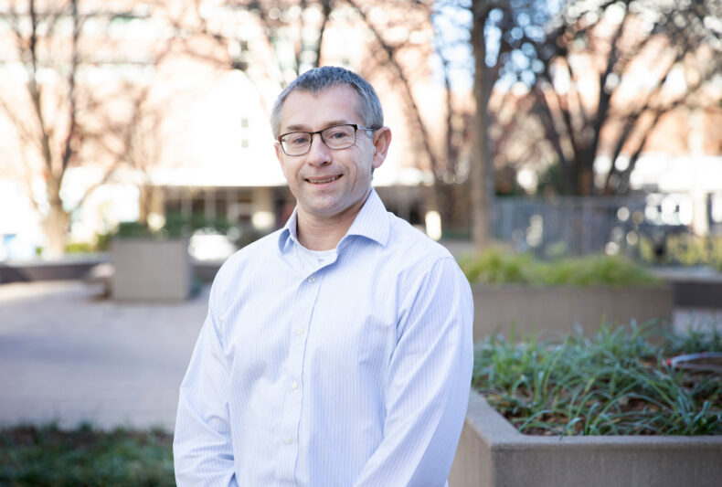 Dr. Jon Kropski outdoor environmental portrait
